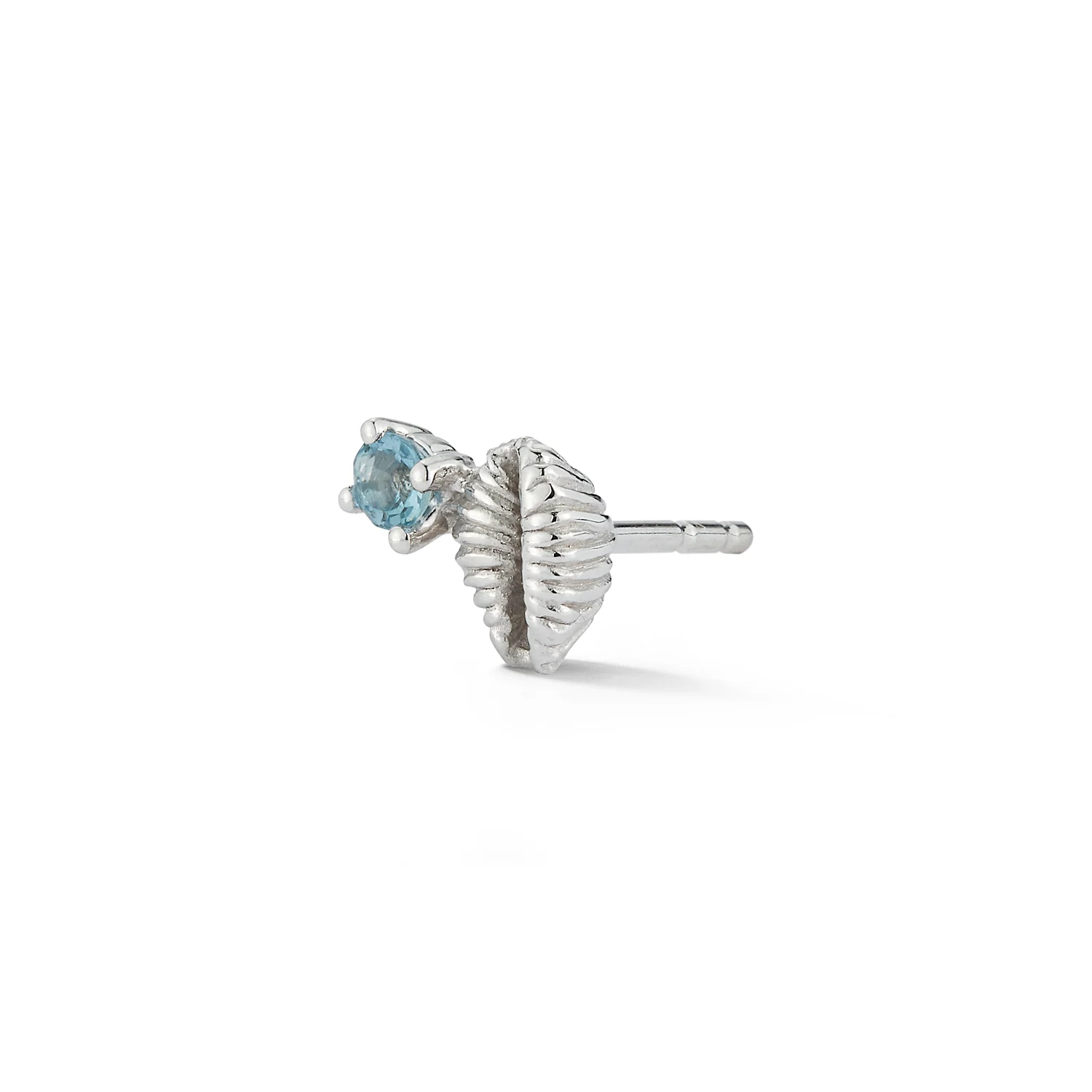 Bitsy Bean Stud with Aquamarine - Open - Image 6