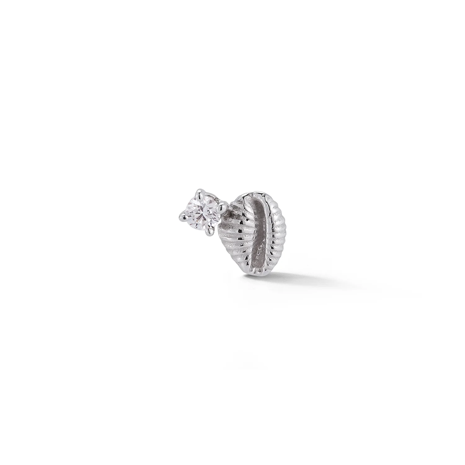 Bitsy Bean Stud with Diamond - Open - Image 3