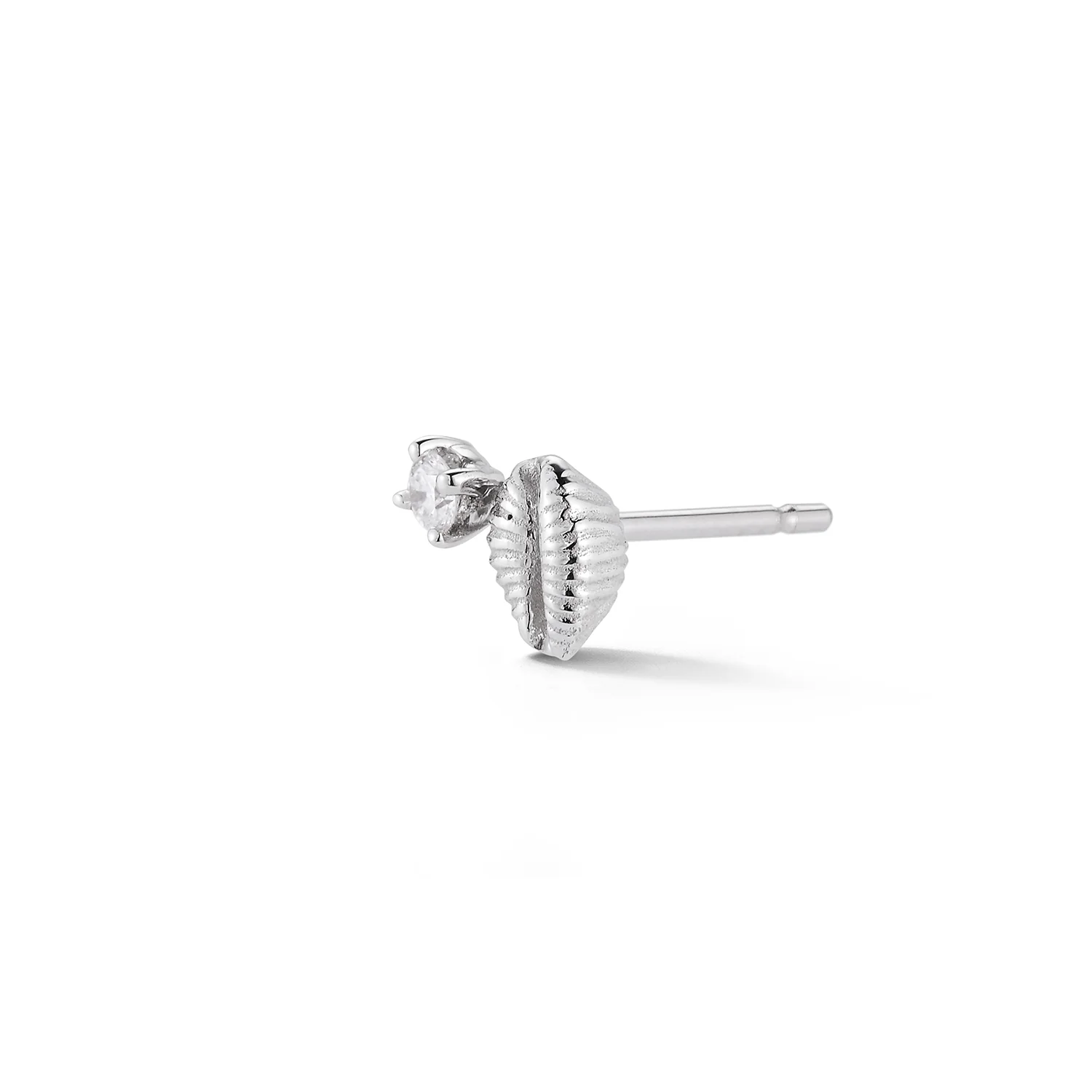 Bitsy Bean Stud with Diamond - Open - Image 4