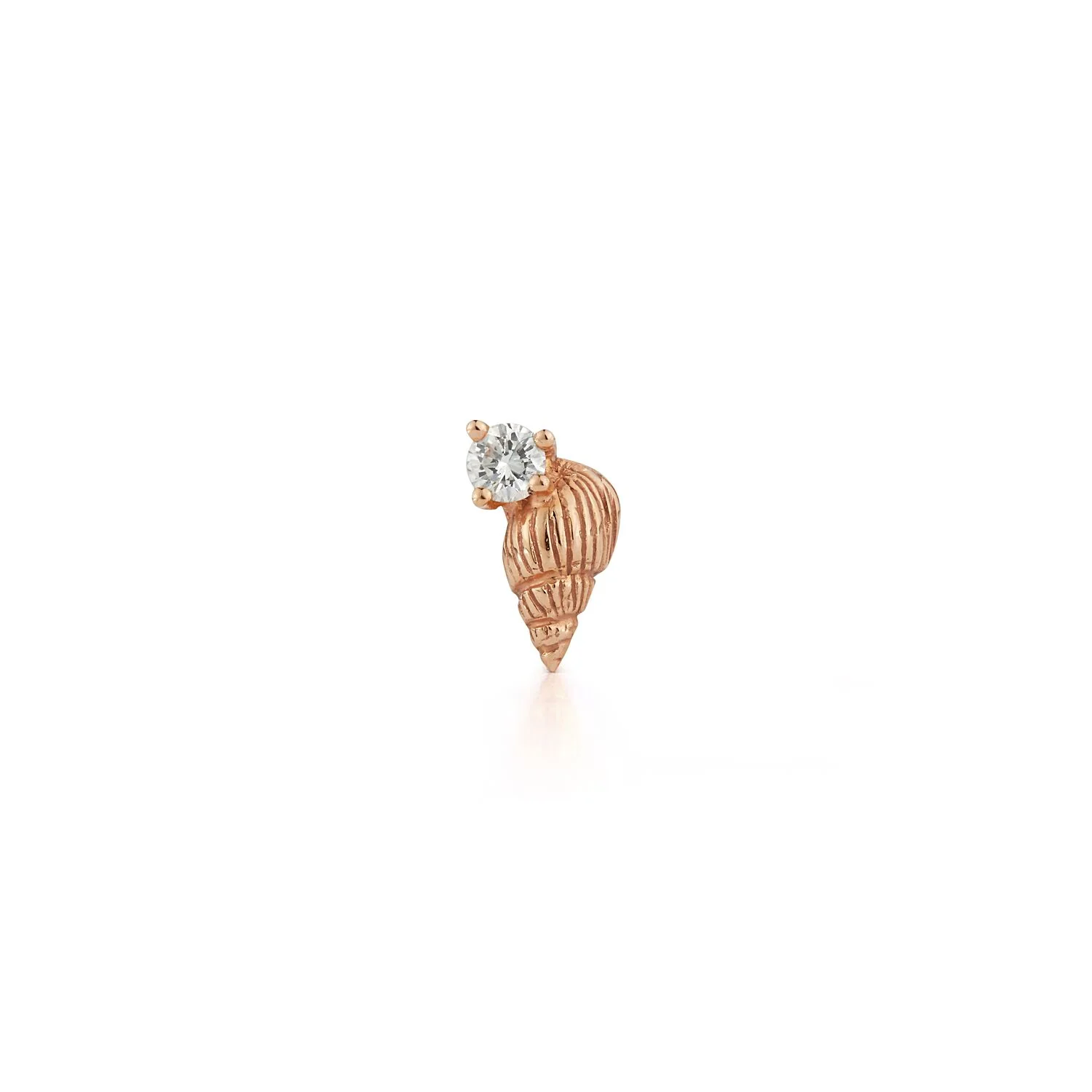 Bitsy Ursula Stud with Diamond - Closed - Image 3