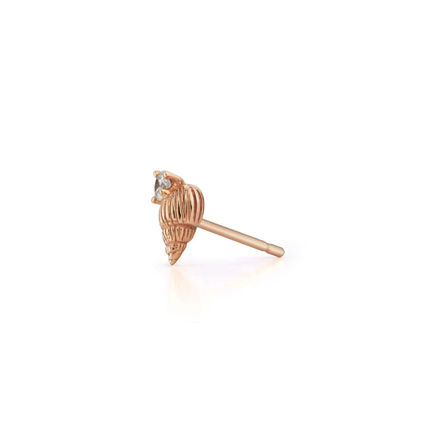 Bitsy Ursula Stud with Diamond - Closed - Image 4