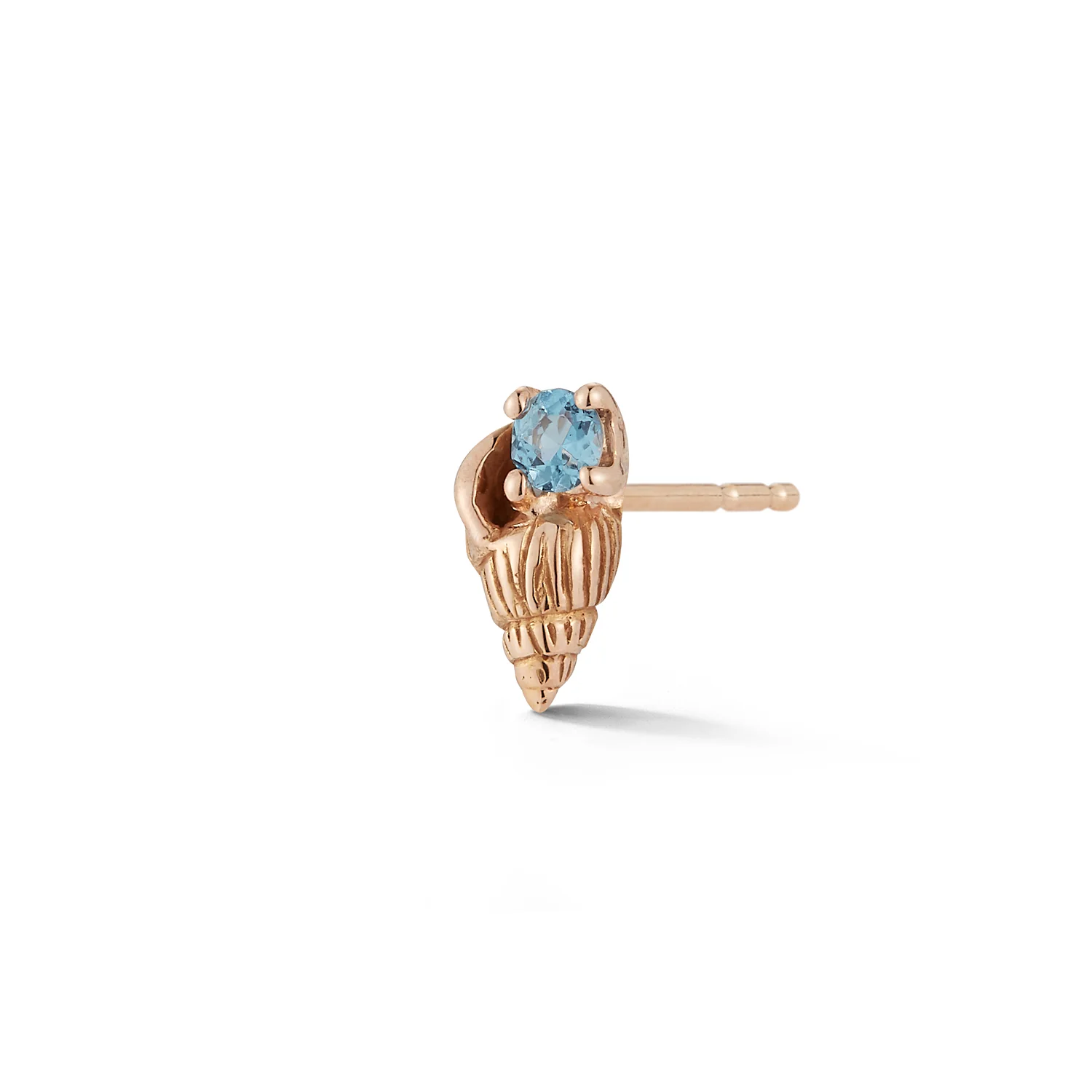 Bitsy Ursula Stud with Aquamarine - Open - Image 3