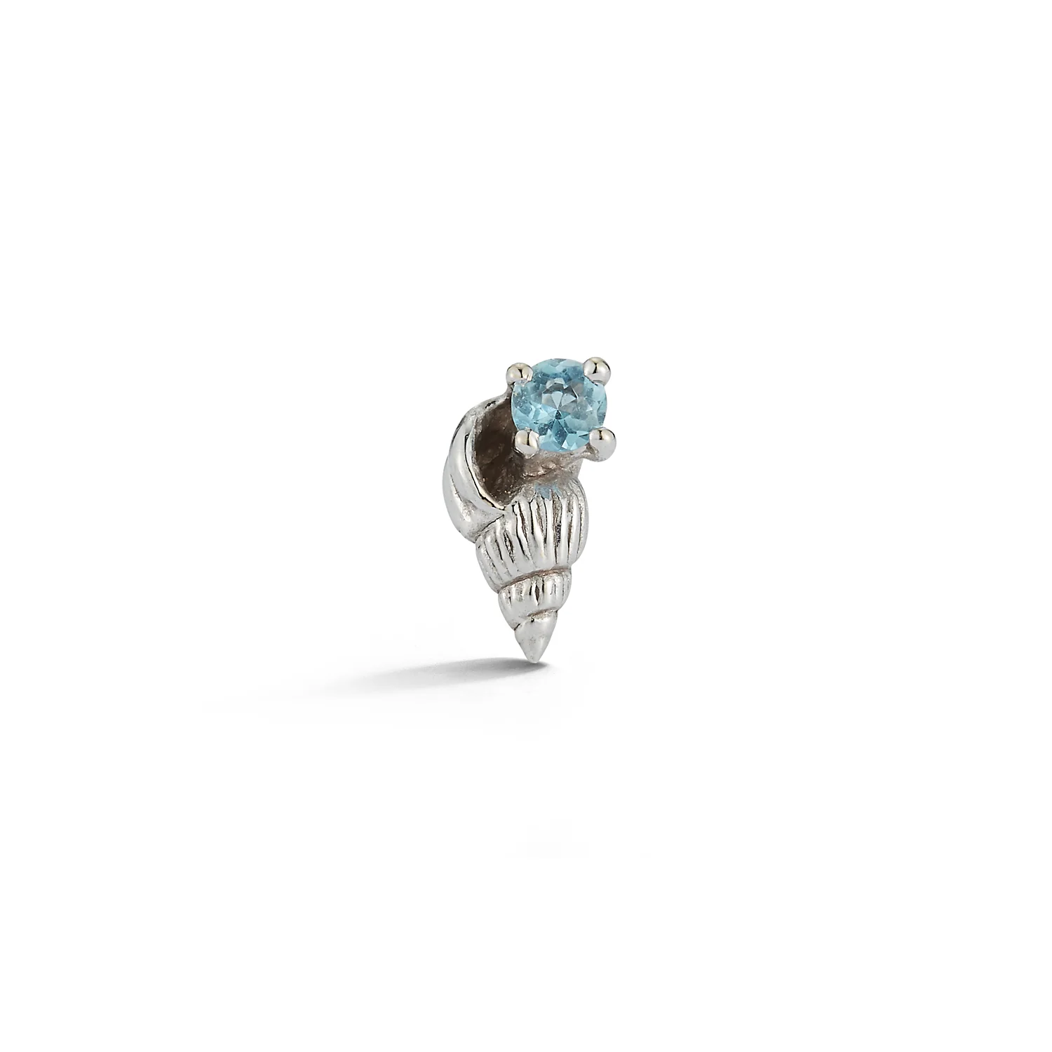 Bitsy Ursula Stud with Aquamarine - Open - Image 4