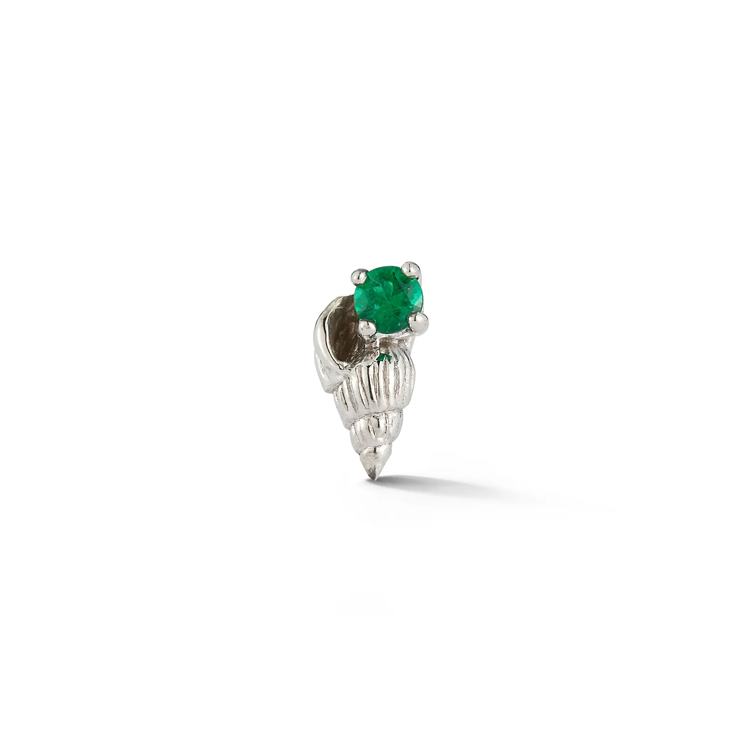 Bitsy Ursula Stud with Emerald - Open - Image 3