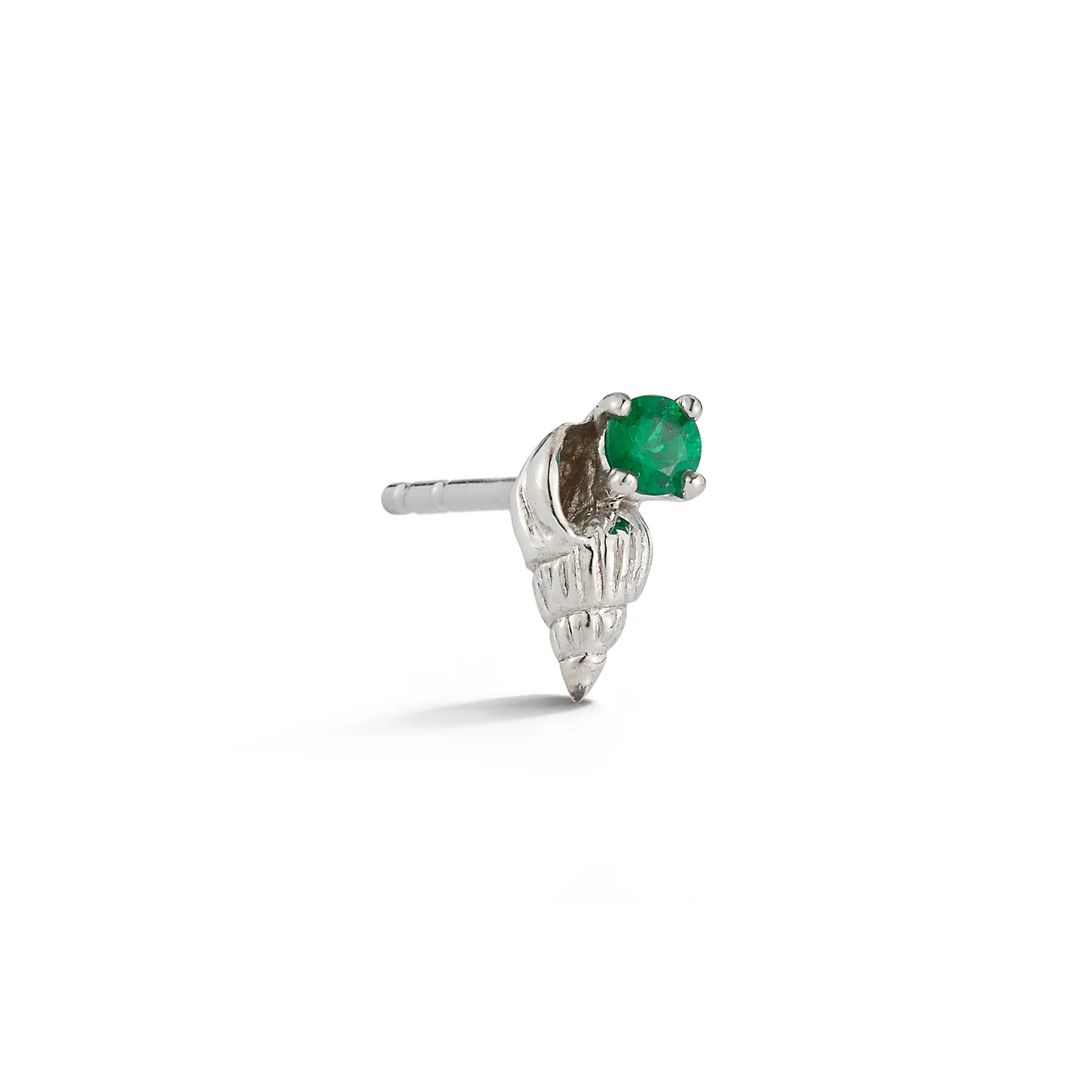 Bitsy Ursula Stud with Emerald - Open - Image 4