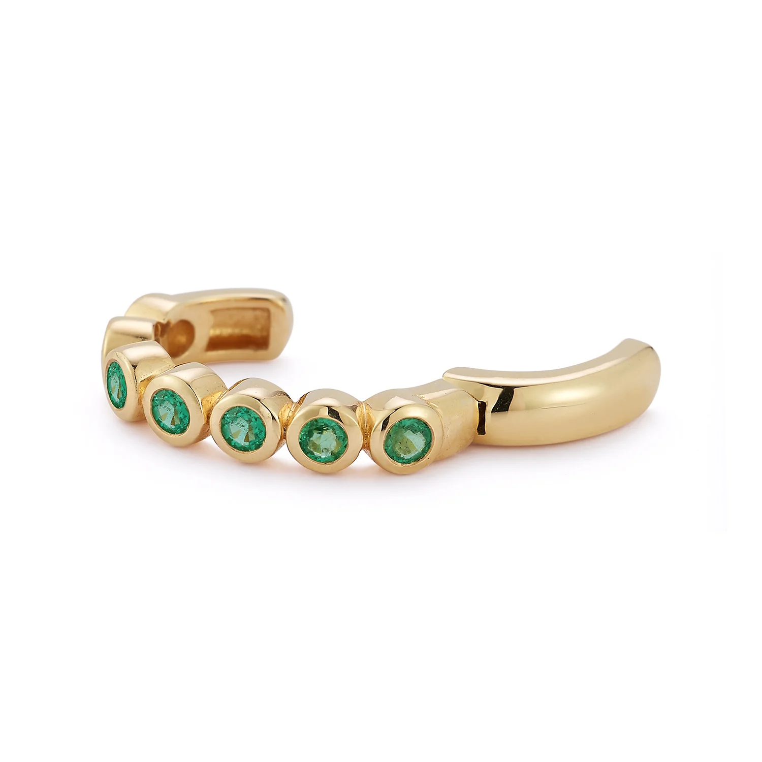 Bubble Ear Cuff - Emerald - Image 3