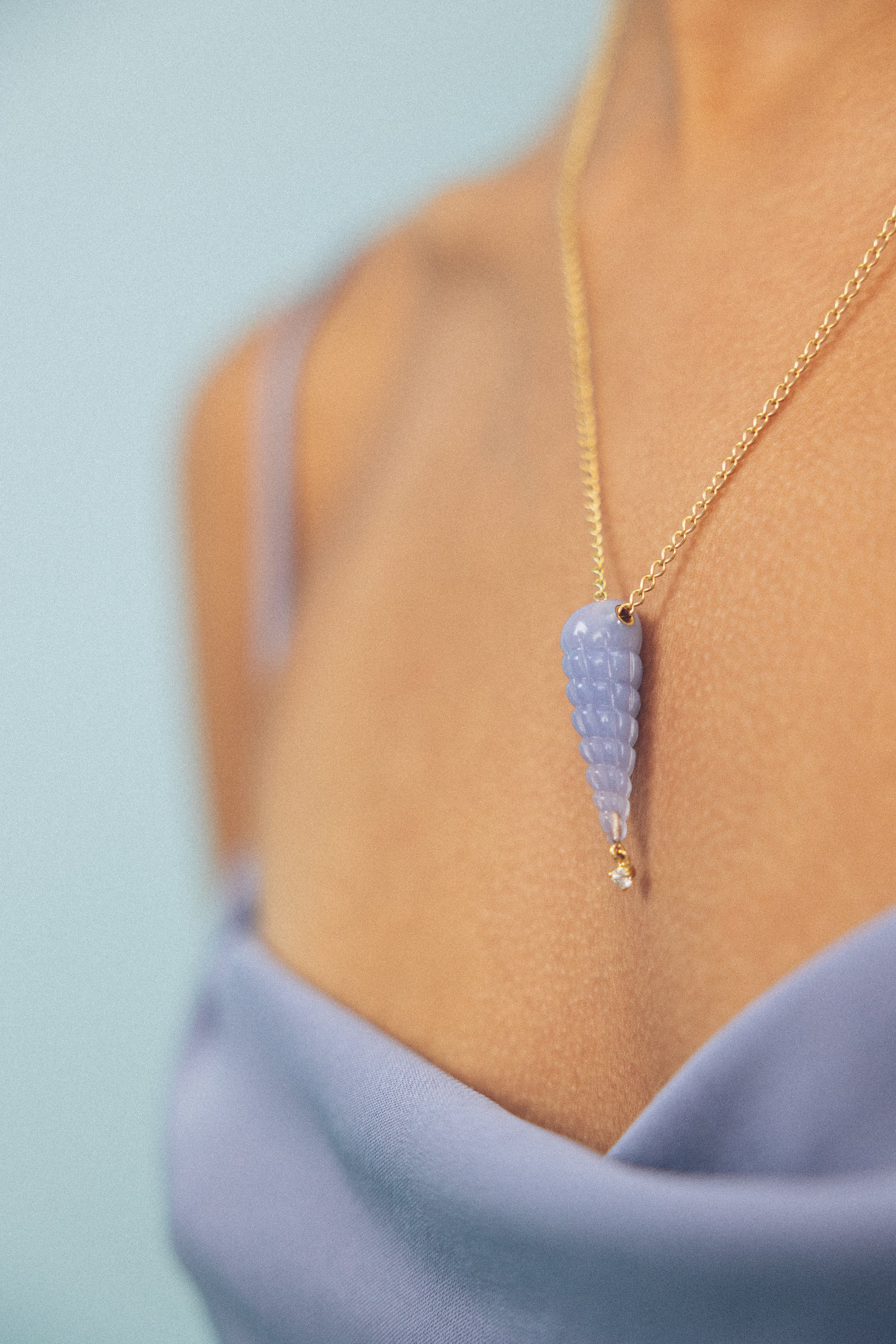 Chalcedony Gustavia Necklace - Image 3