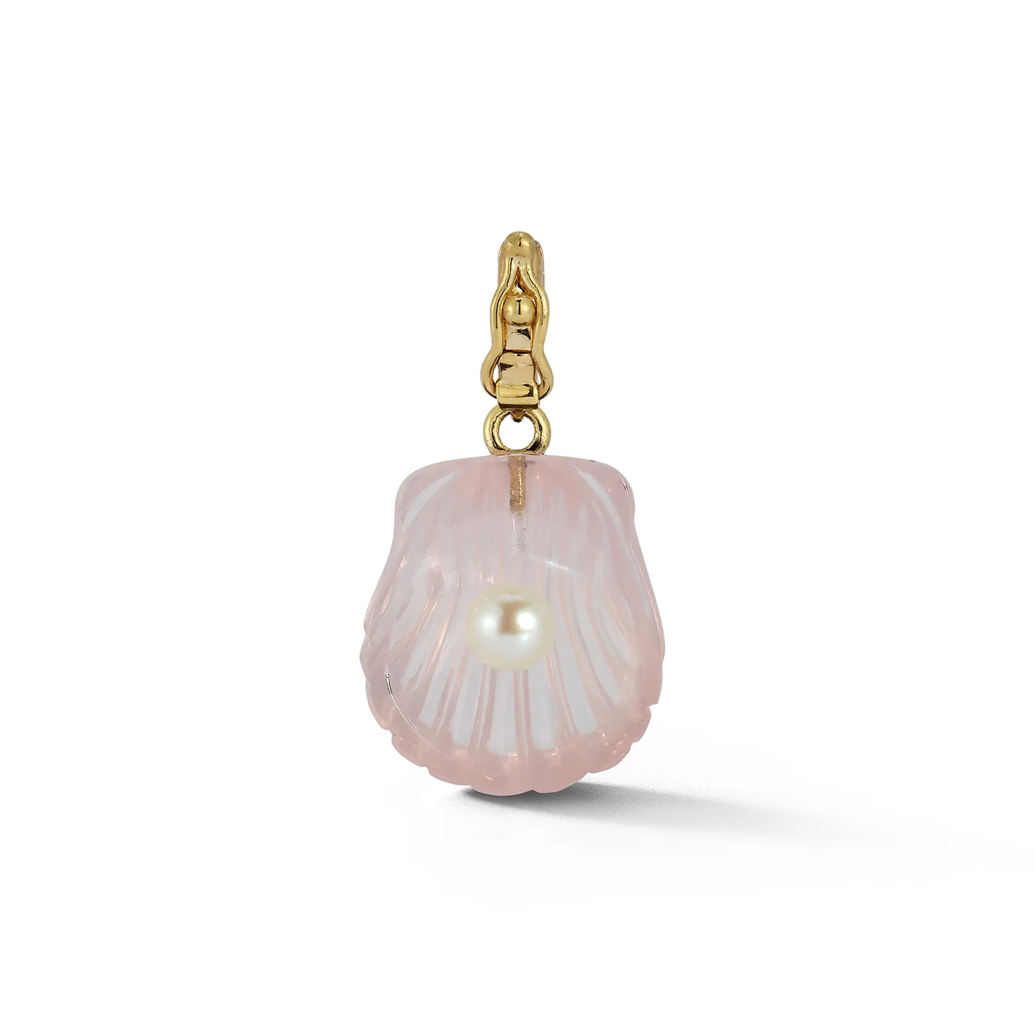 Dream Shell Pendant - Rose Quartz - Image 2