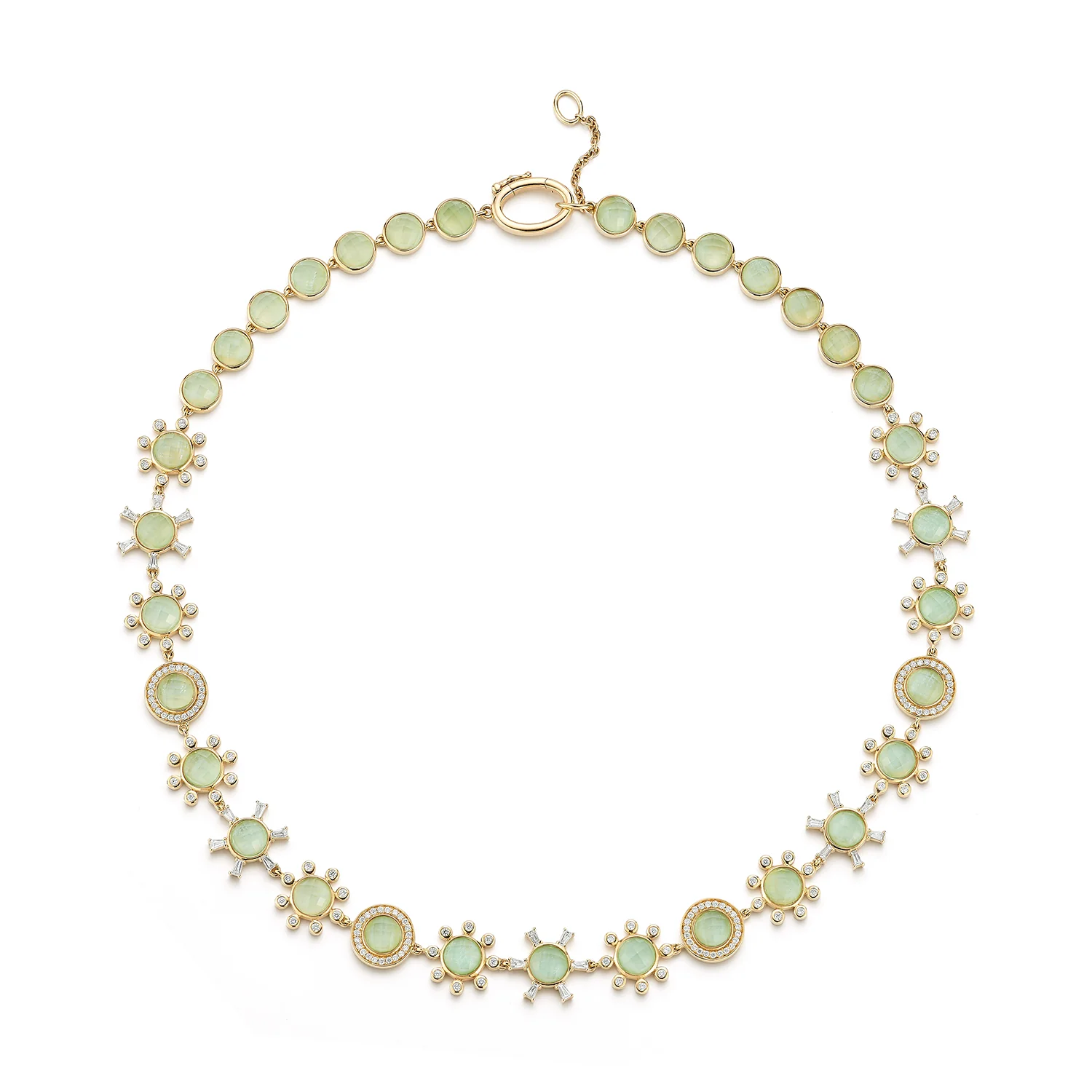Galaxy Necklace - Chrysoprase