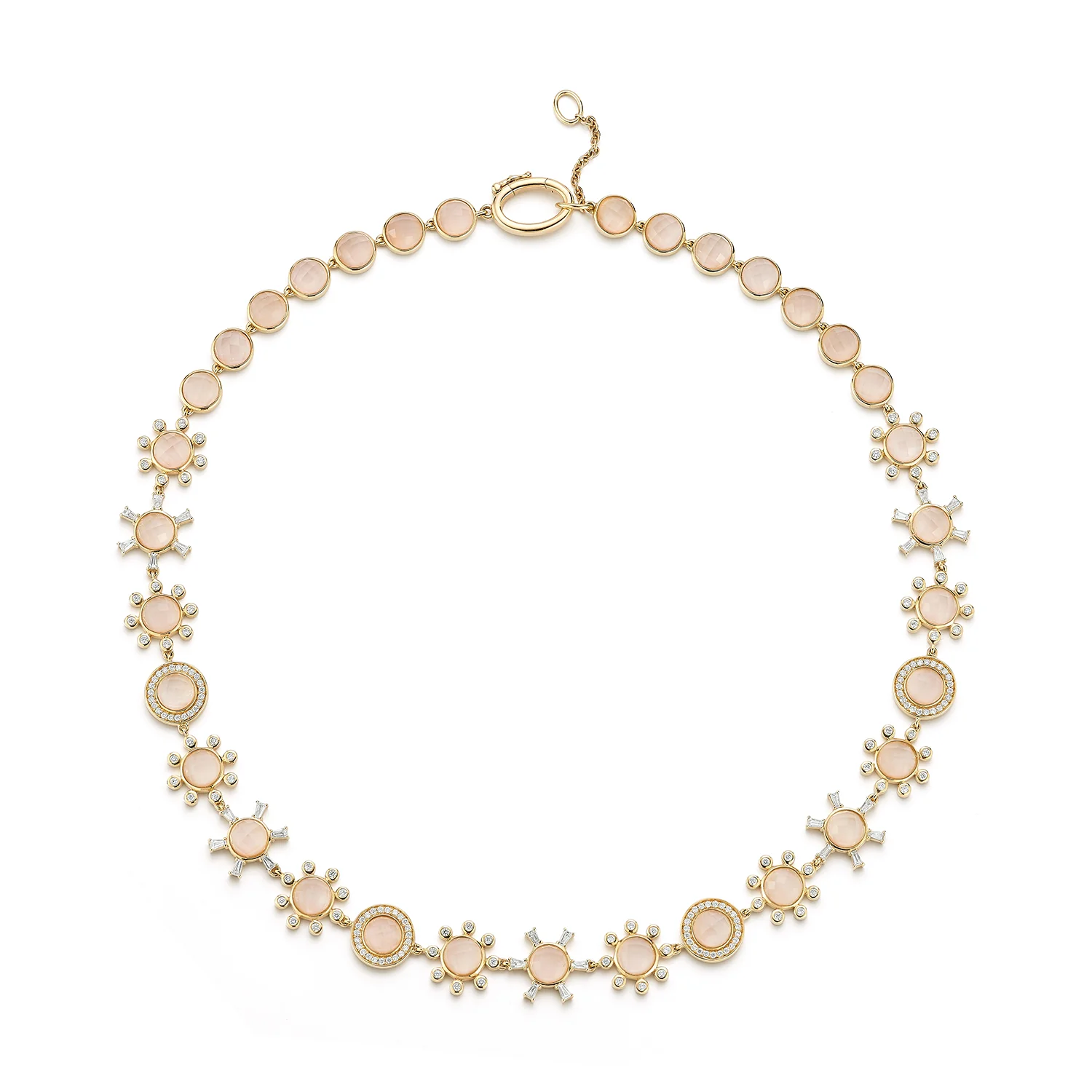 Galaxy Necklace - Pink Opal