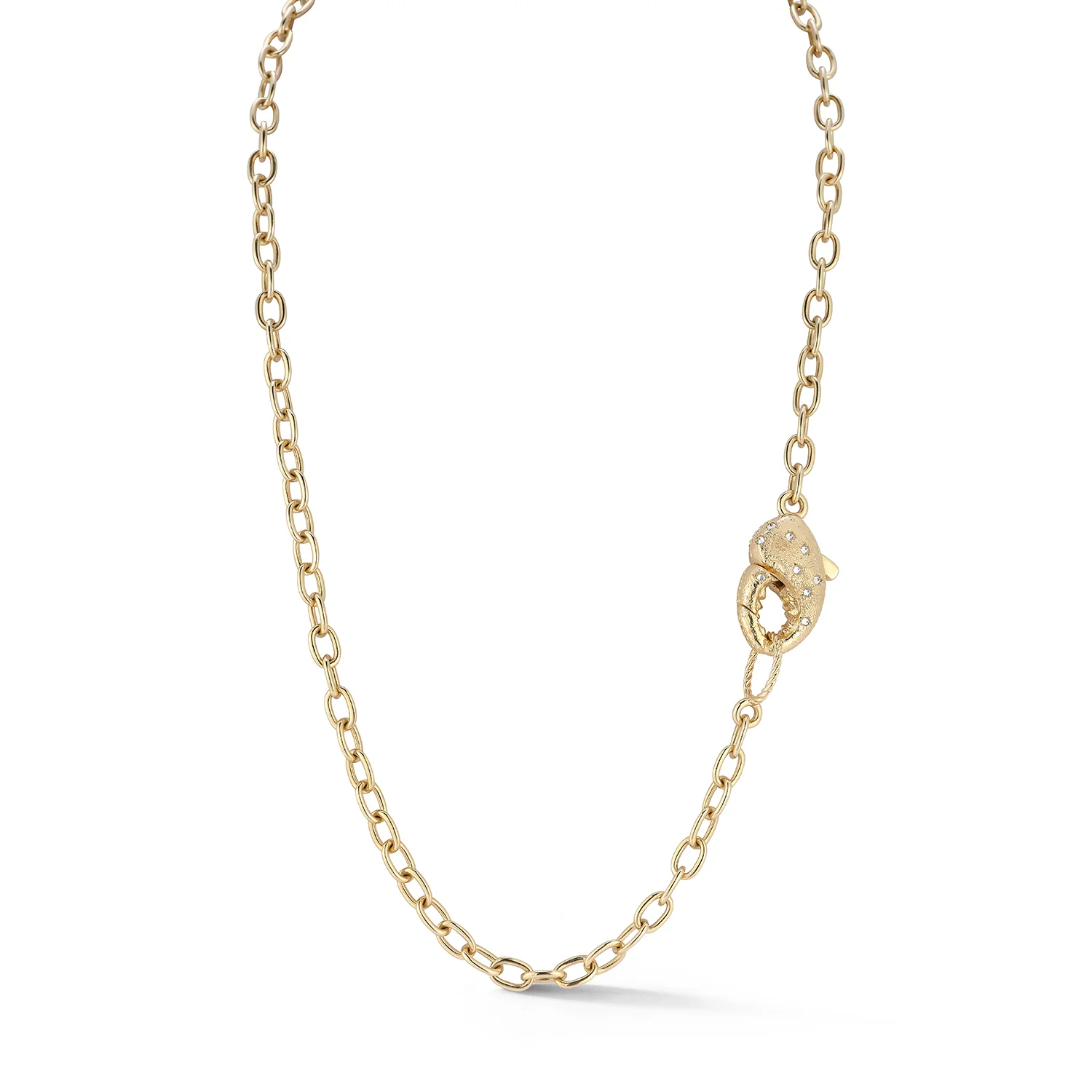 Jumbo IT'S A LOBSTER CLASP Handmade Link Necklace - Image 5