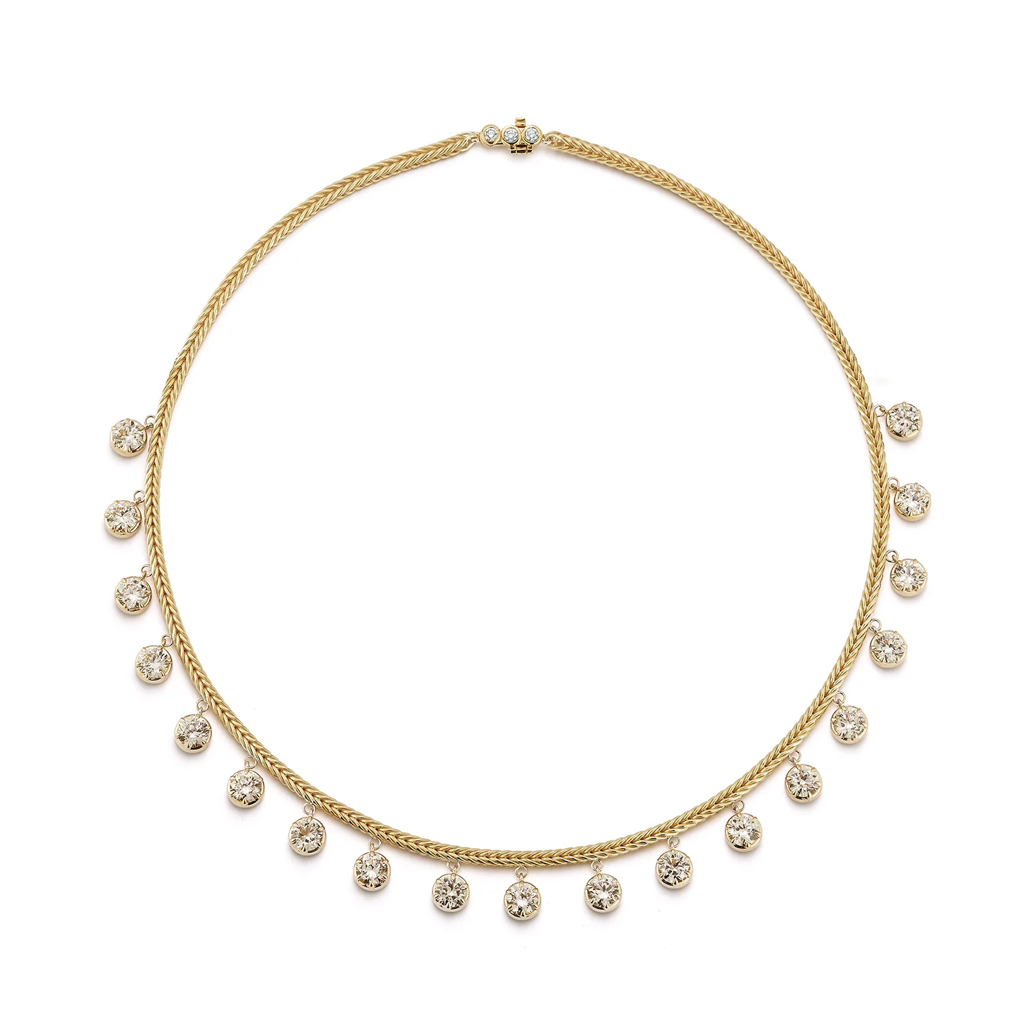 Diamond Fringe Necklace - Image 5