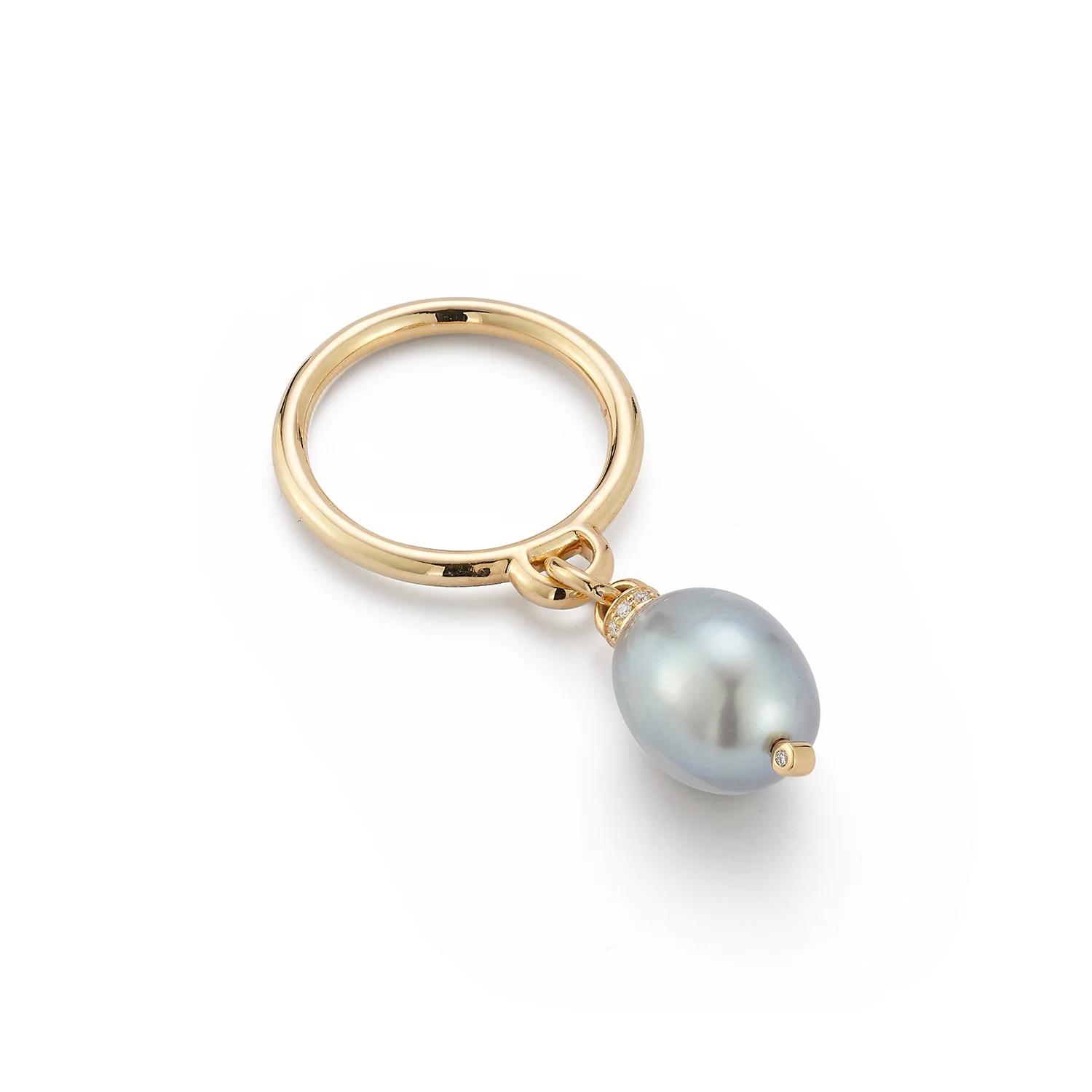 Grey Pearl Swing Ring - Image 3