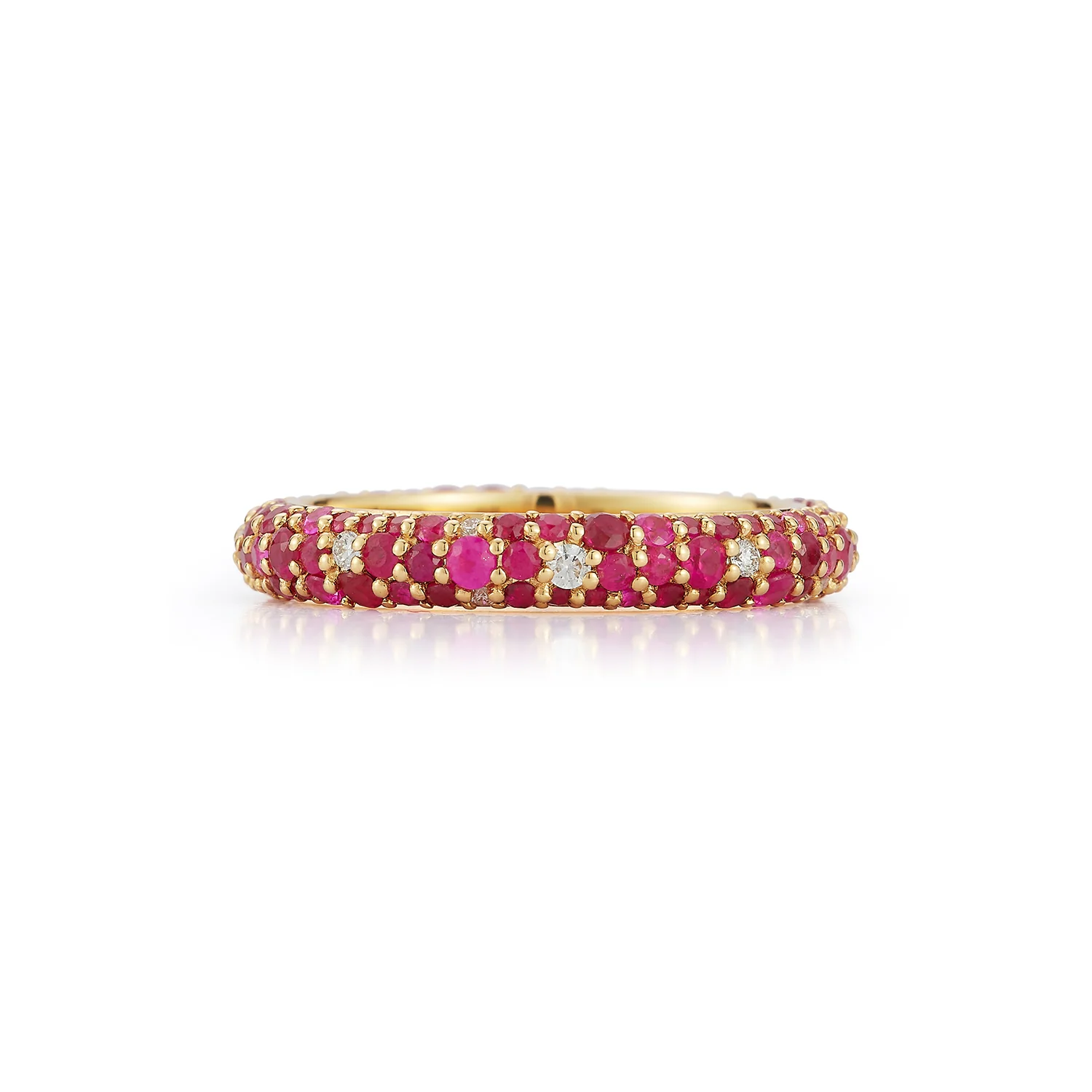 Thin Tidepool Ring - Ruby - Image 2