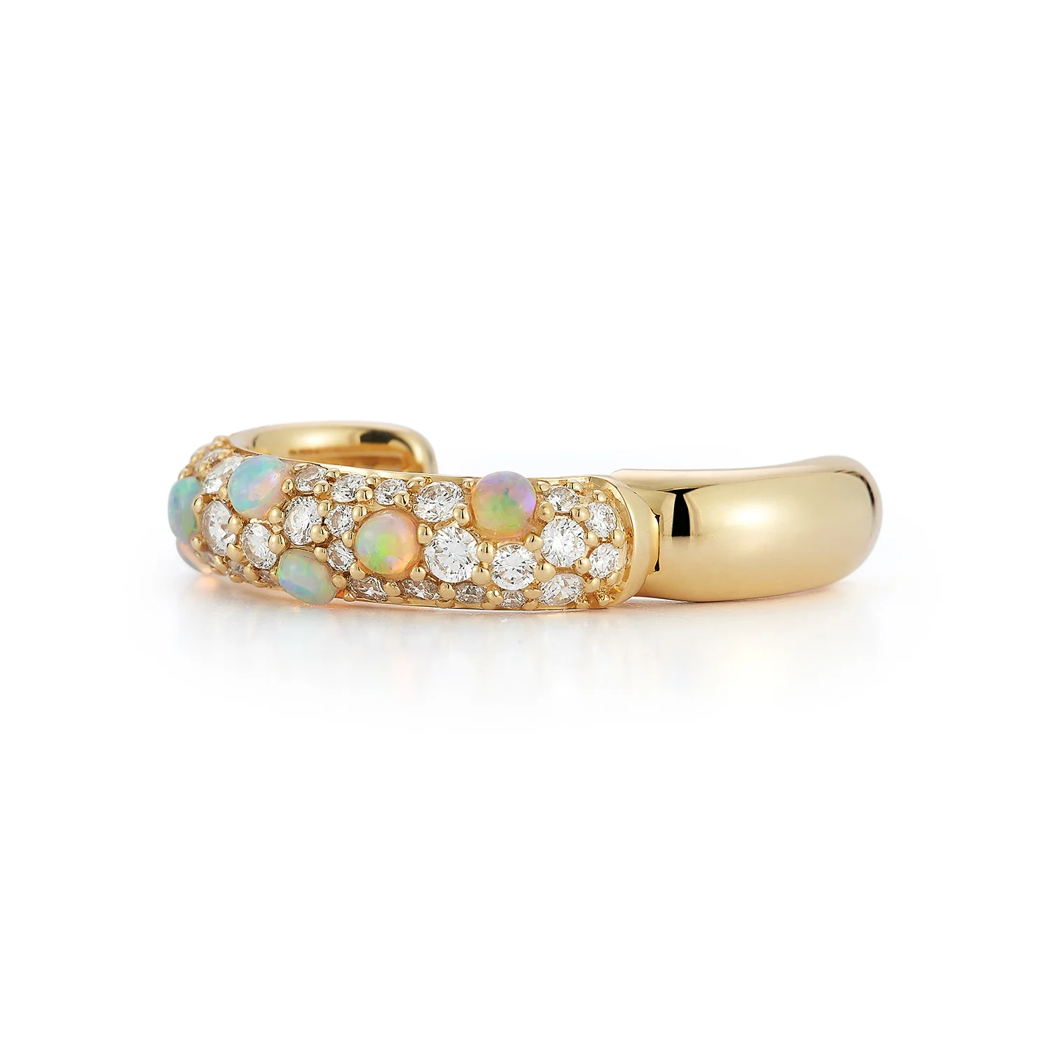 Tidepool Ear Cuff - Diamond and Opal - Image 4