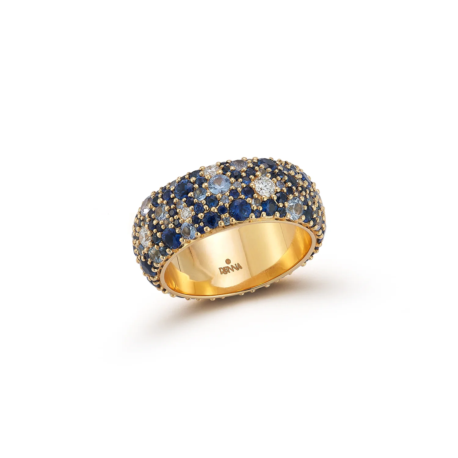 Wide Tidepool Band - Sapphire - Image 3